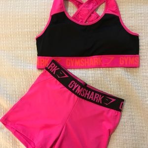 Gym shark set NWOT